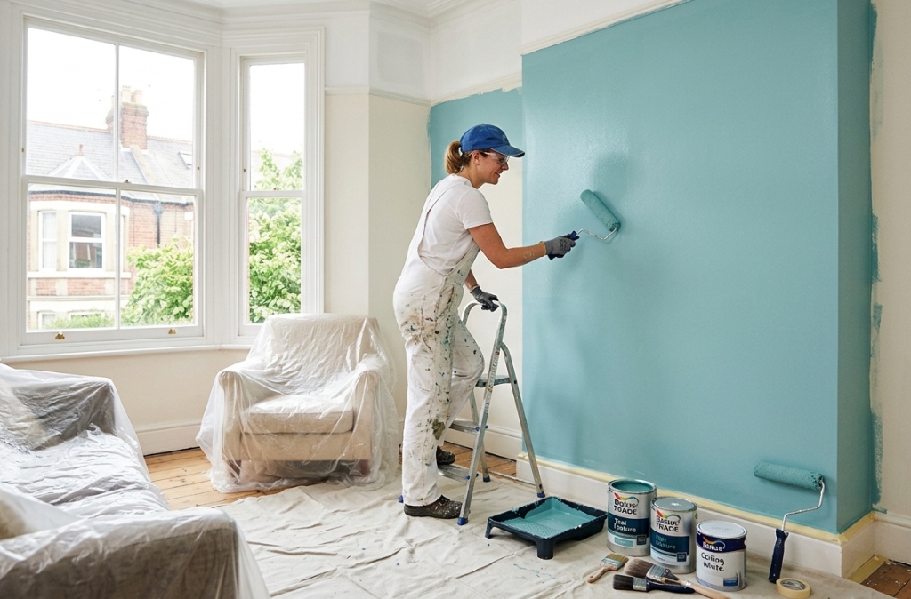 Professional painting and decorating services in Newcastle - interior and exterior painting